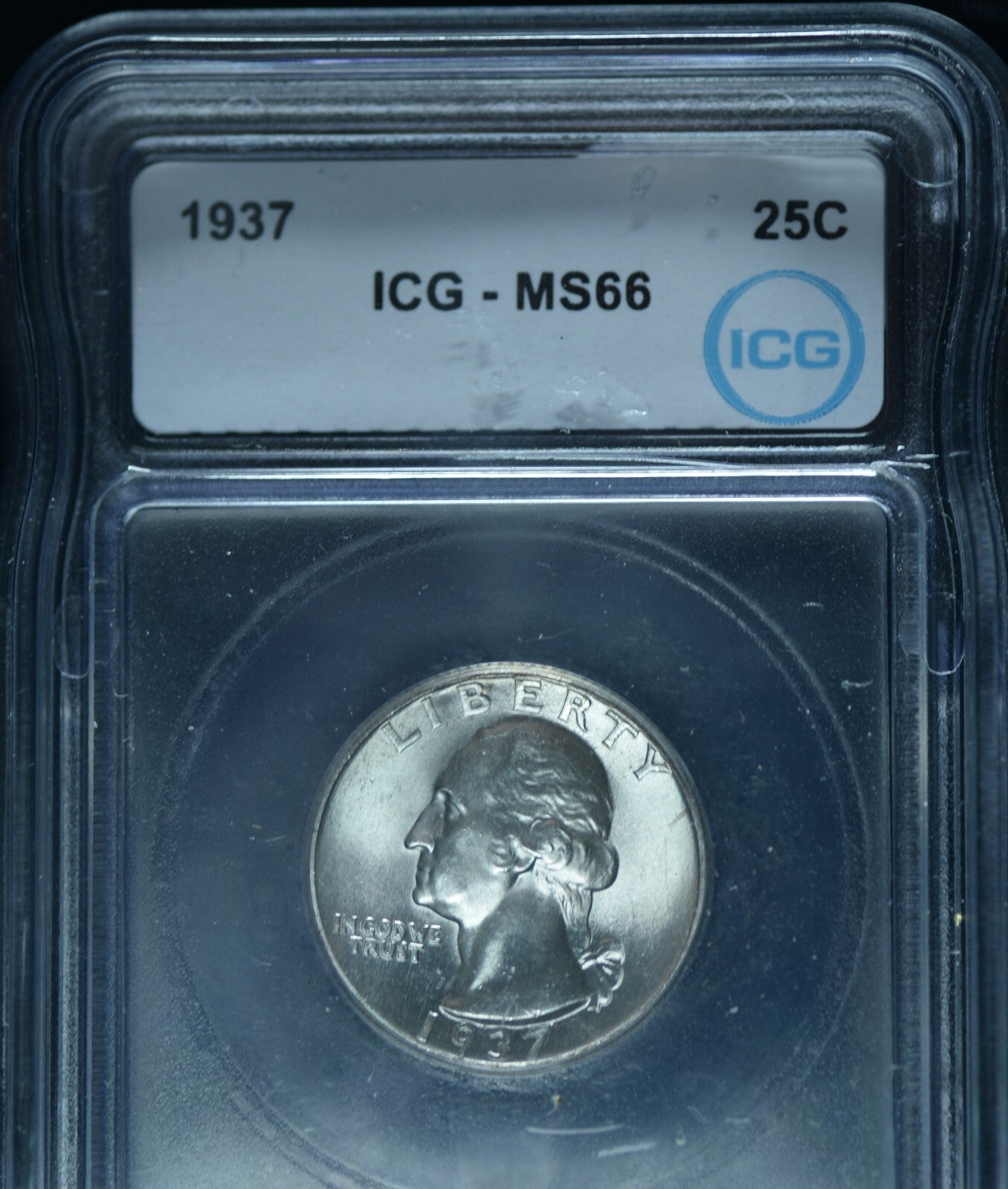 1937 25C Washington Quarter MS66 Gem ~ 26436
