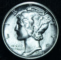 1944 10C Mercury Dime BU - 25461