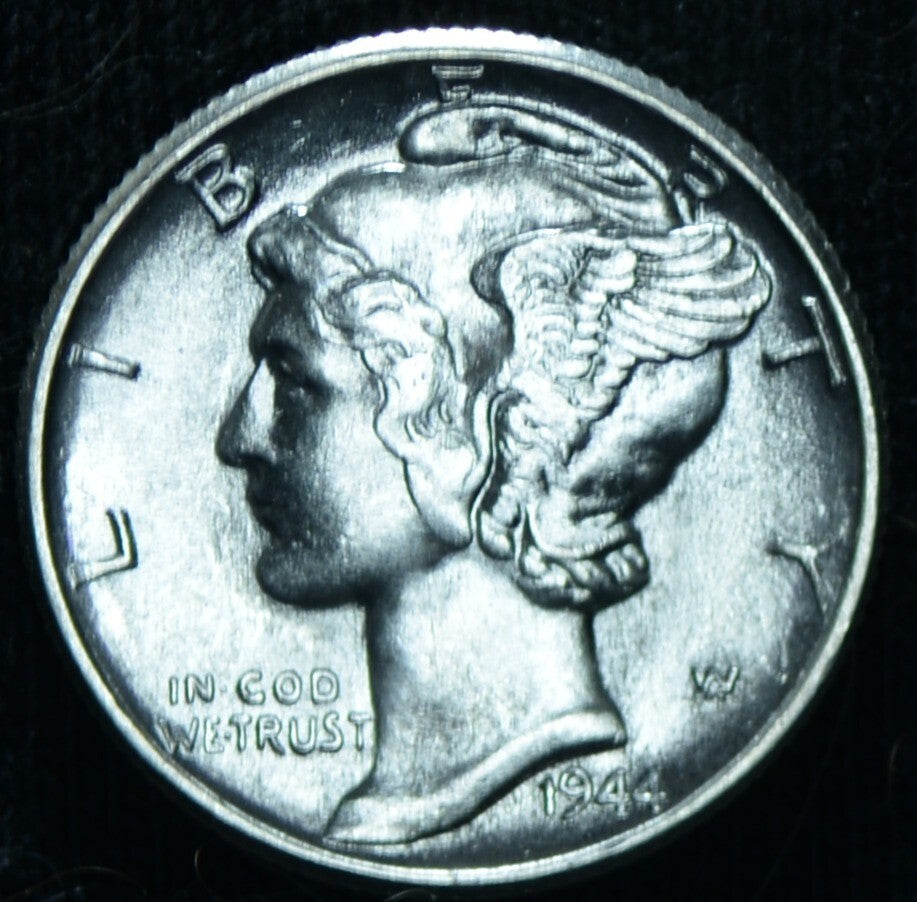 1944 10C Mercury Dime BU - 25461
