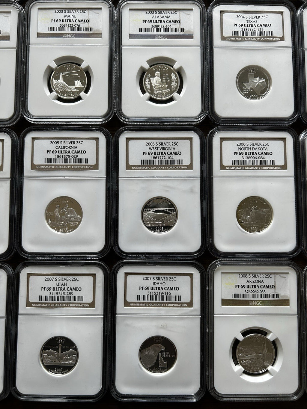 All 50 Silver State Quarters Proof Set DCAM69 - 26340