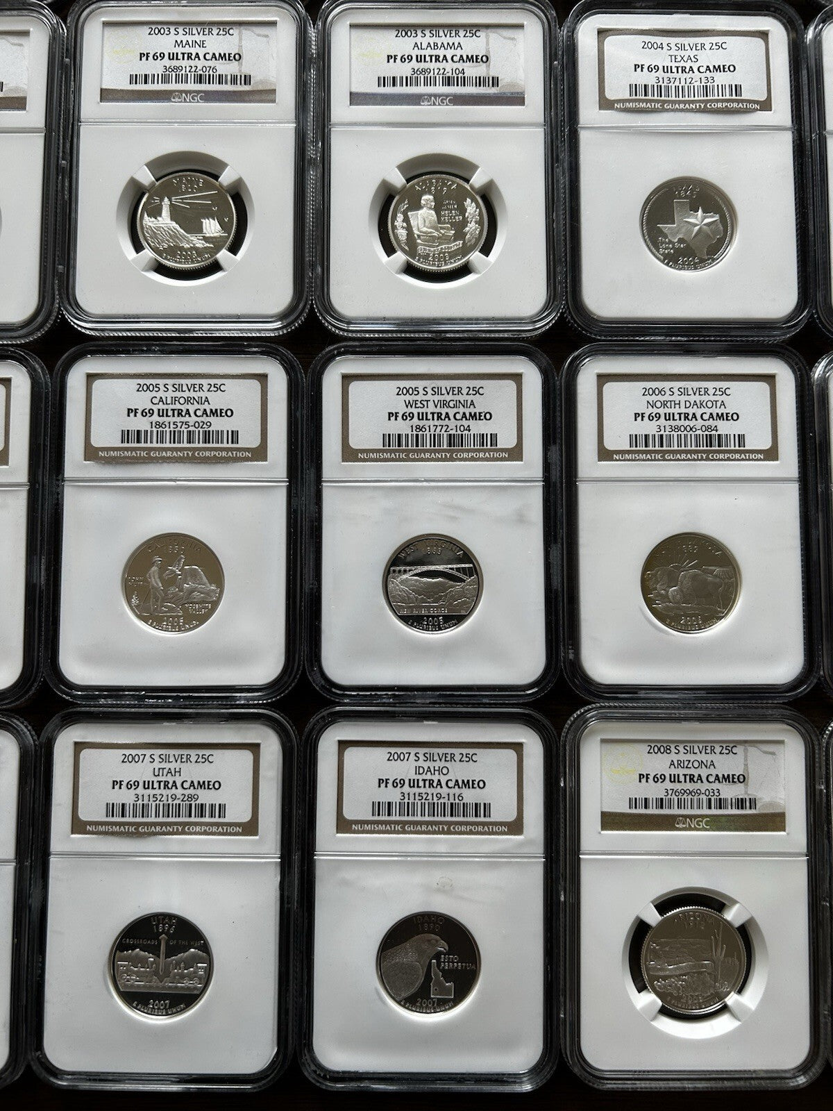 All 50 Silver State Quarters Proof Set DCAM69 - 26340