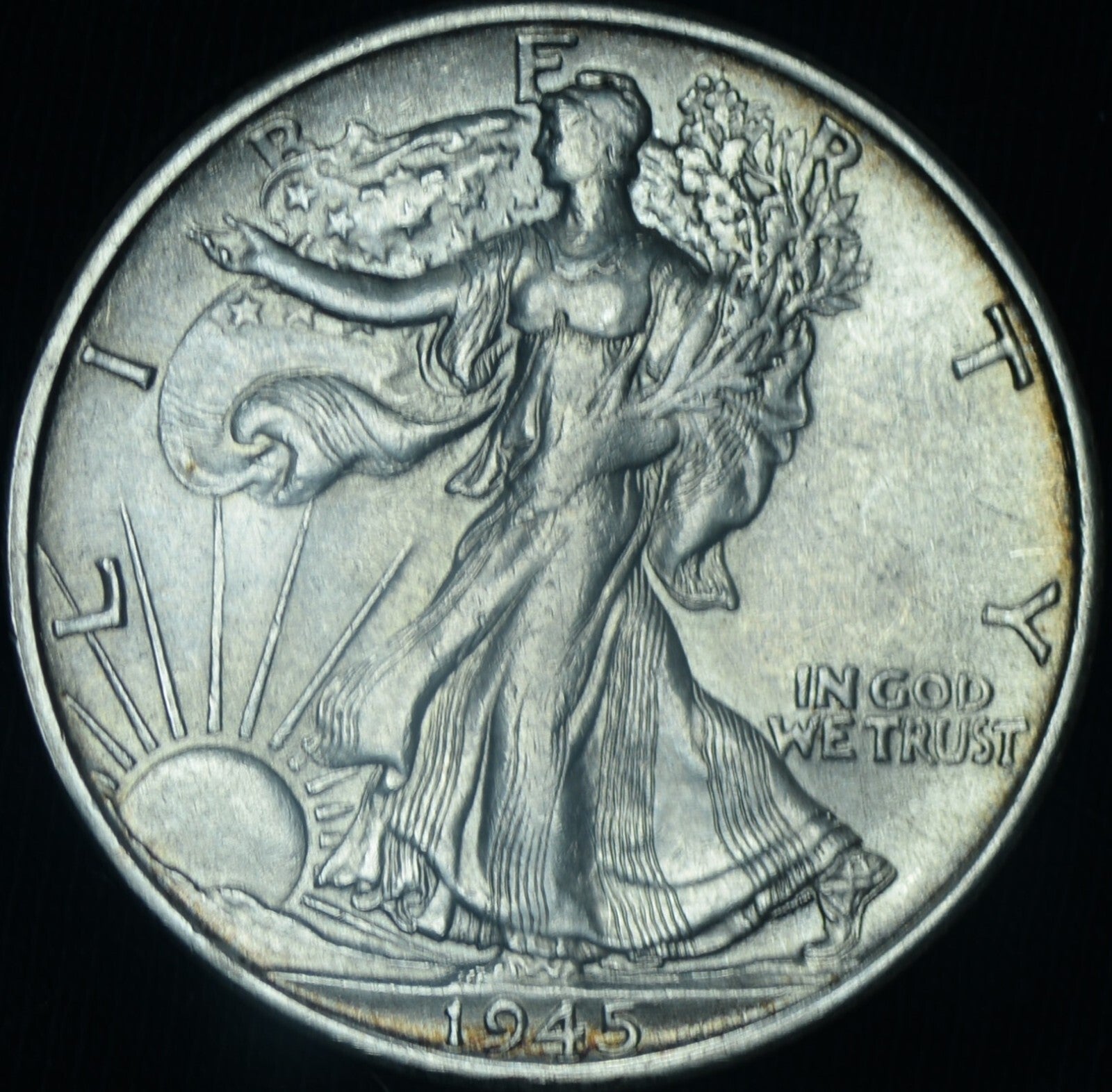 1945-S 50C Walking Liberty Half Dollar AU ~ 26418