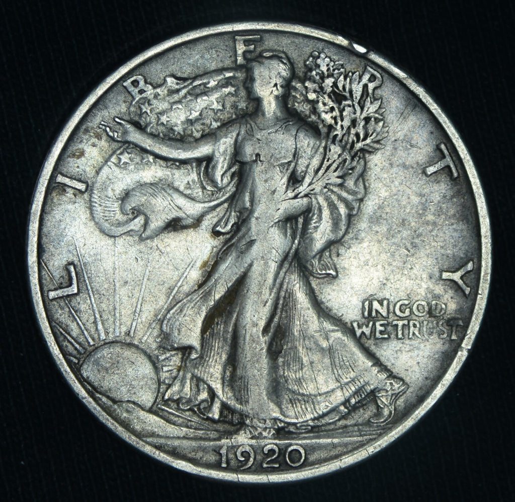 1920-S Walking Liberty Silver Half Dollar Rare Key Date ~ 26522