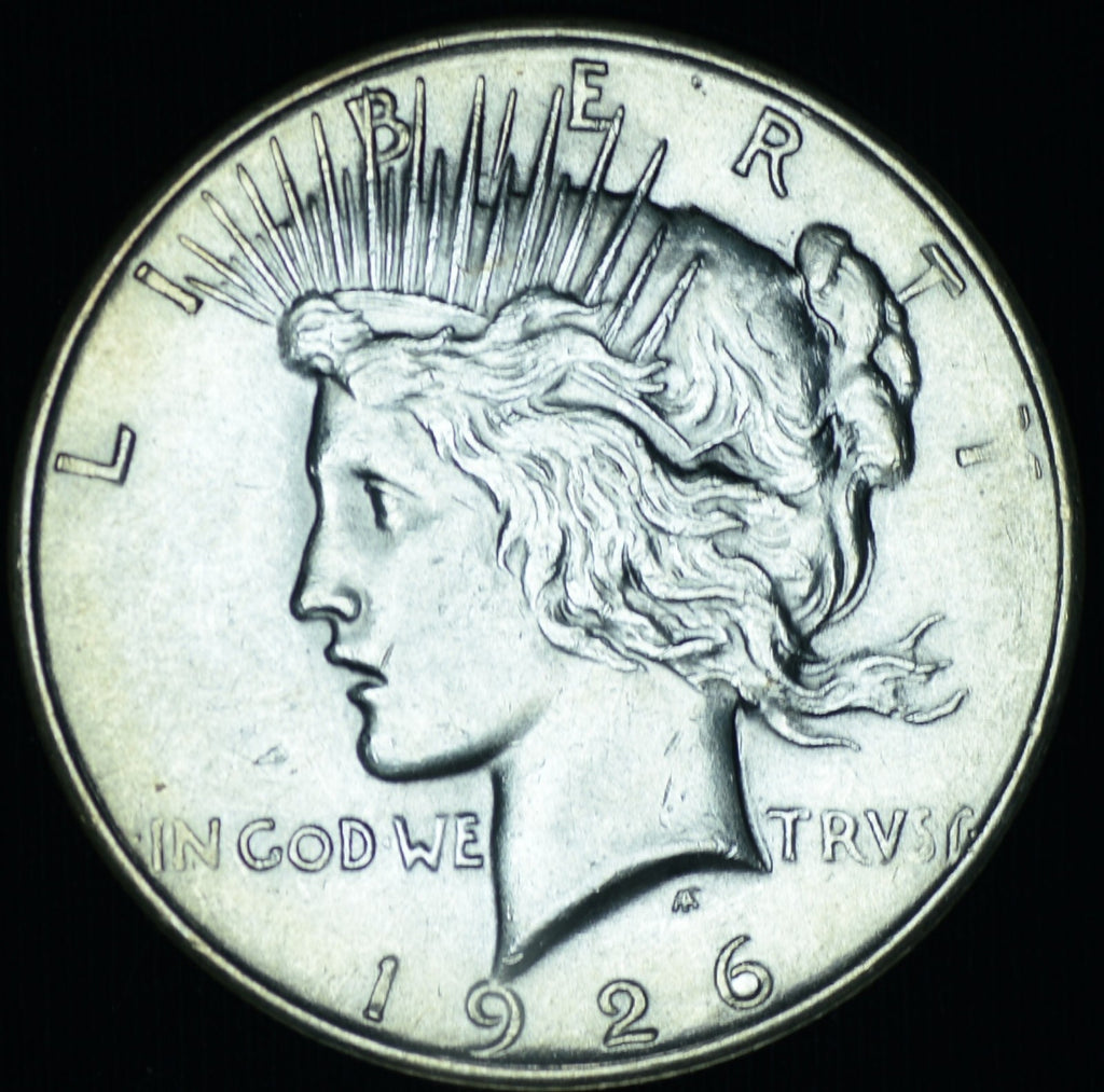 1926-D Peace Silver Dollar Semi Key AU+ - 25147