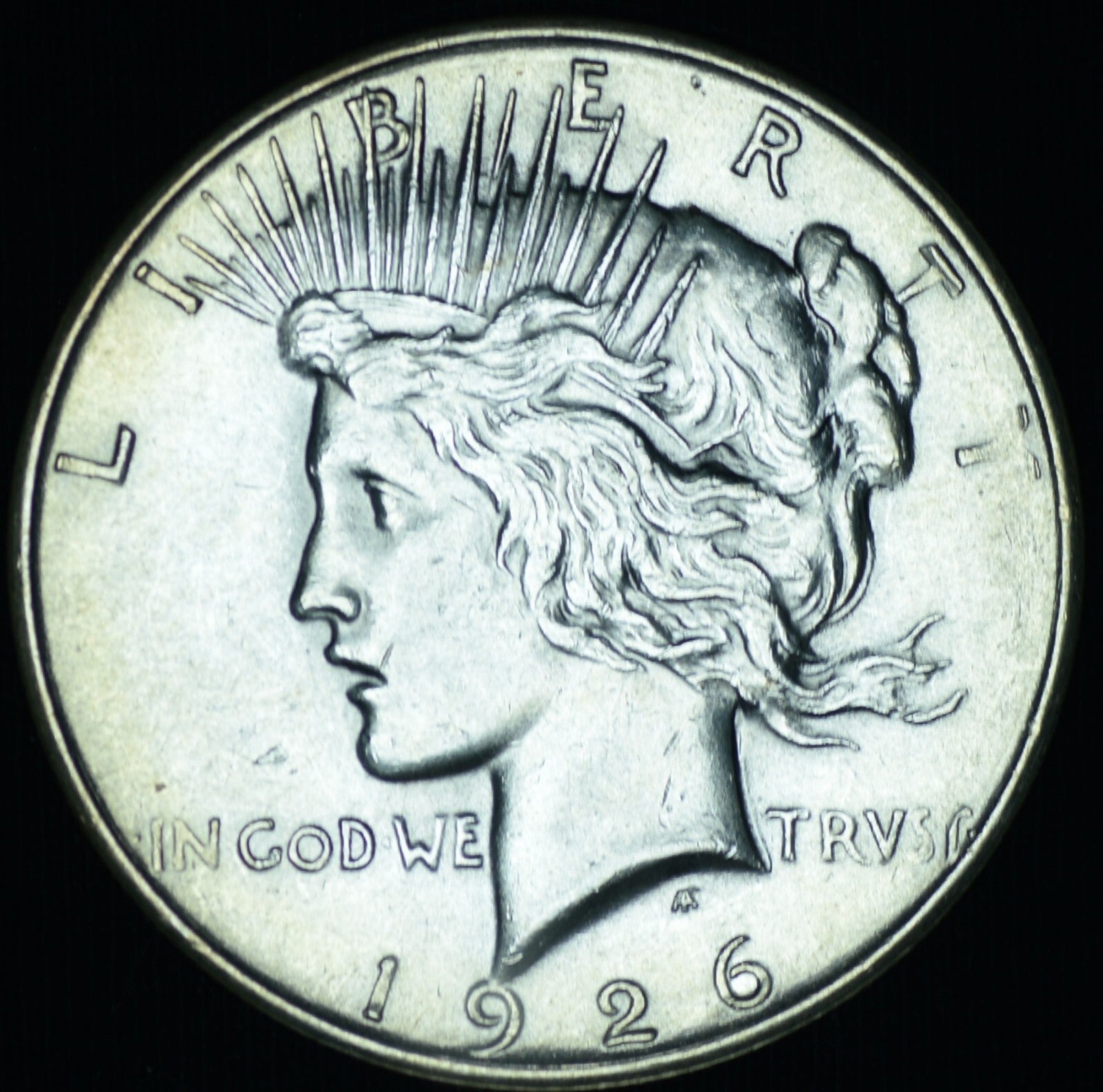 1926-D Peace Silver Dollar Semi Key AU+ - 25147