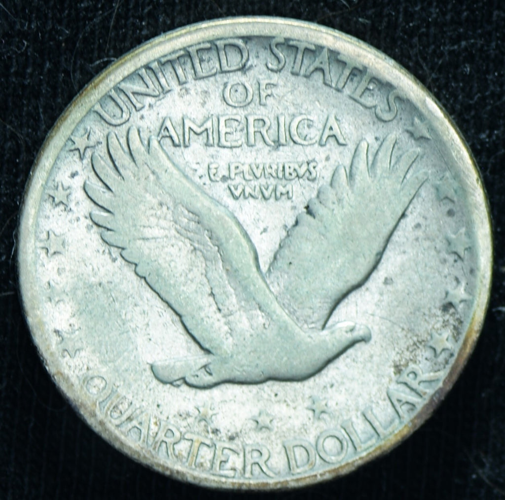 1927-S 25C Standing Liberty Quarter Dollar F  - 24719
