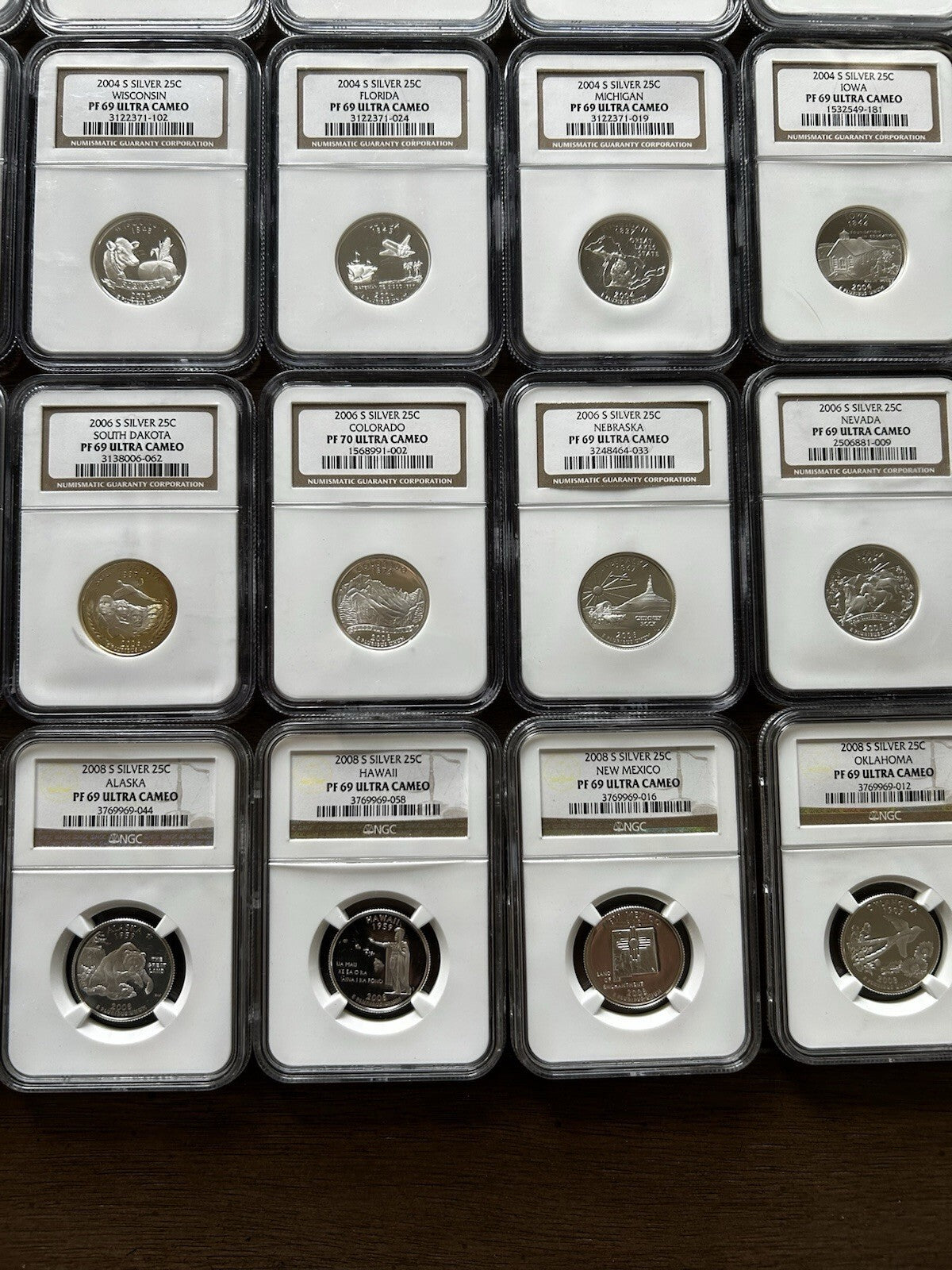 All 50 Silver State Quarters Proof Set DCAM69 - 26340