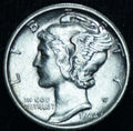 1944-S 10C Mercury Dime BU - 25460