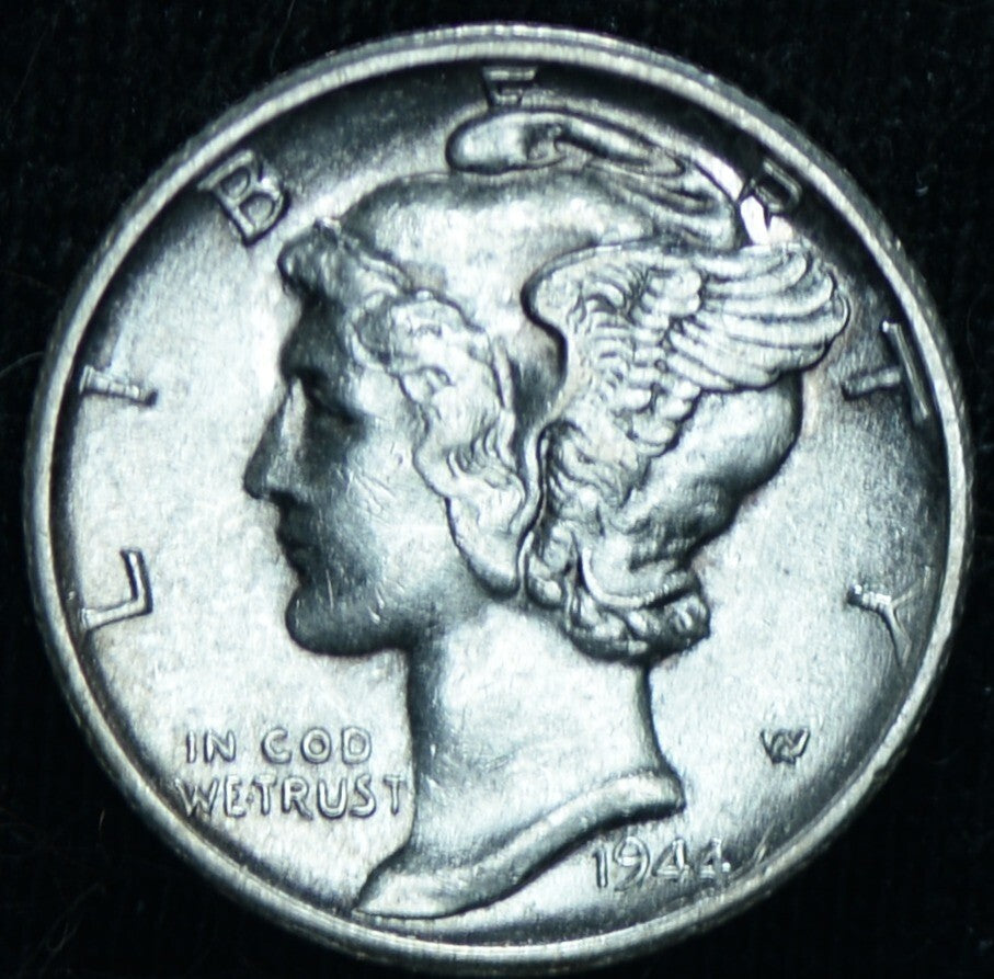 1944-S 10C Mercury Dime BU - 25460