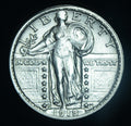 1918-S 25C Standing Liberty Quarter  AU/BU Slider ~ 26539