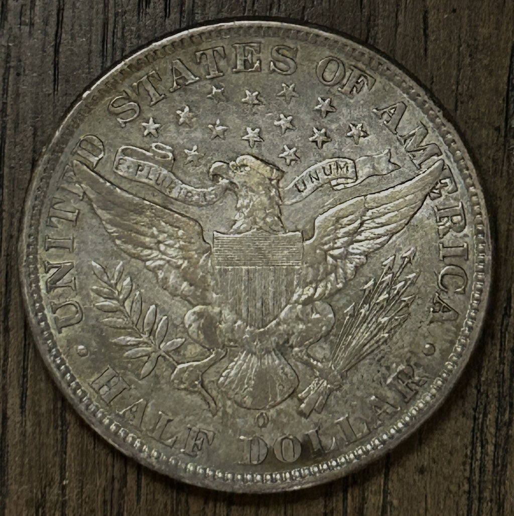 1908-O 50C Barber Half Dollar AU - 25064