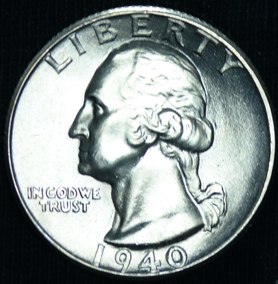 1940 25C Washington Quarter BU Gem ~ 26399