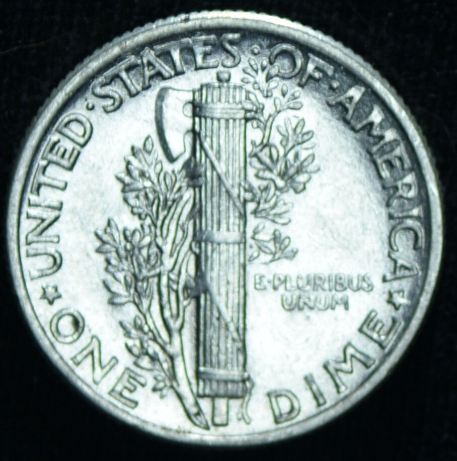 1942 10C Mercury Dime AU/BU - 25457