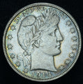 1914 S Barber Silver Half Dollar AU ~ 26114