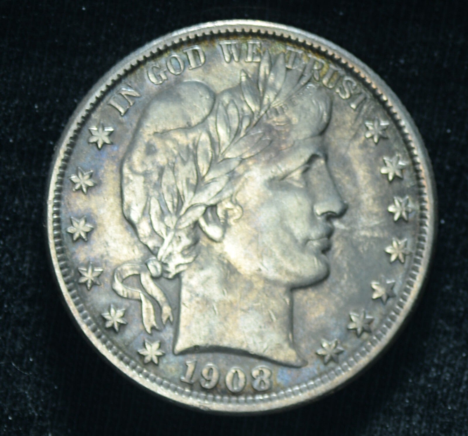 1908-O 50C Barber Half Dollar AU - 25064