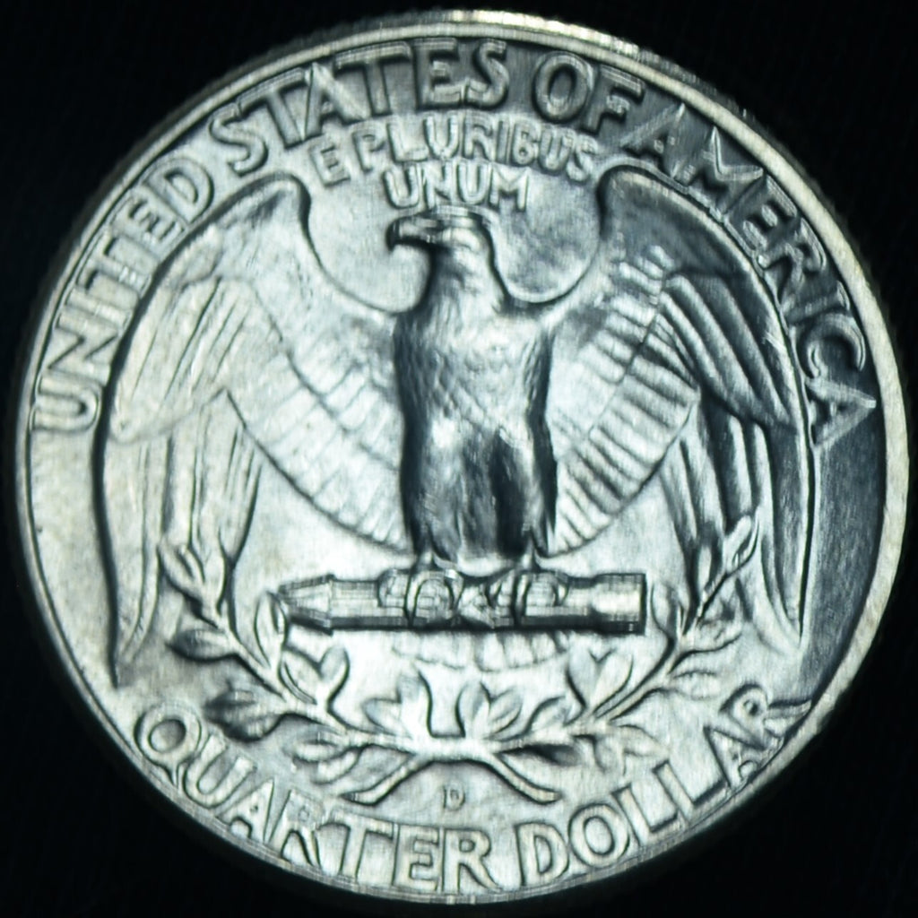 1948-D 25C Washington Quarter Frosty BU Gem ~ 26428