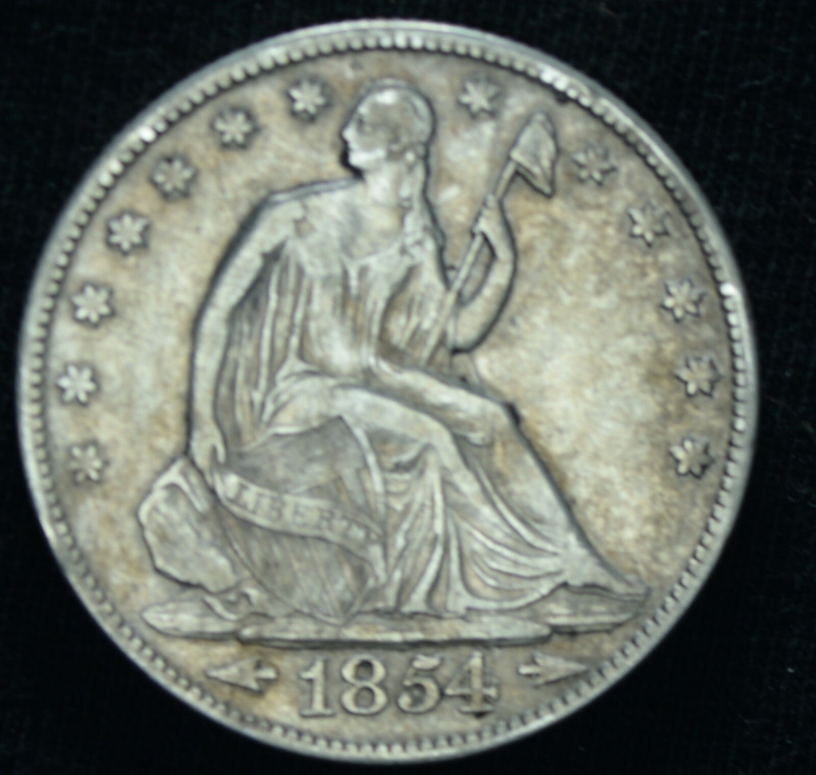 1854-O Seated Liberty Half Dollar VF ~ 26109
