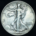 1938-D Walking Liberty Half Dollar XF Rare Key Date ~ 26386