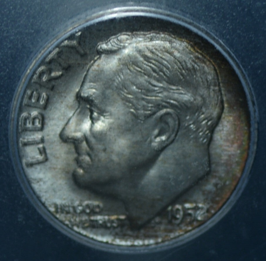 1952-D 10C FB Roosevelt Dime MS67 FB - 25142