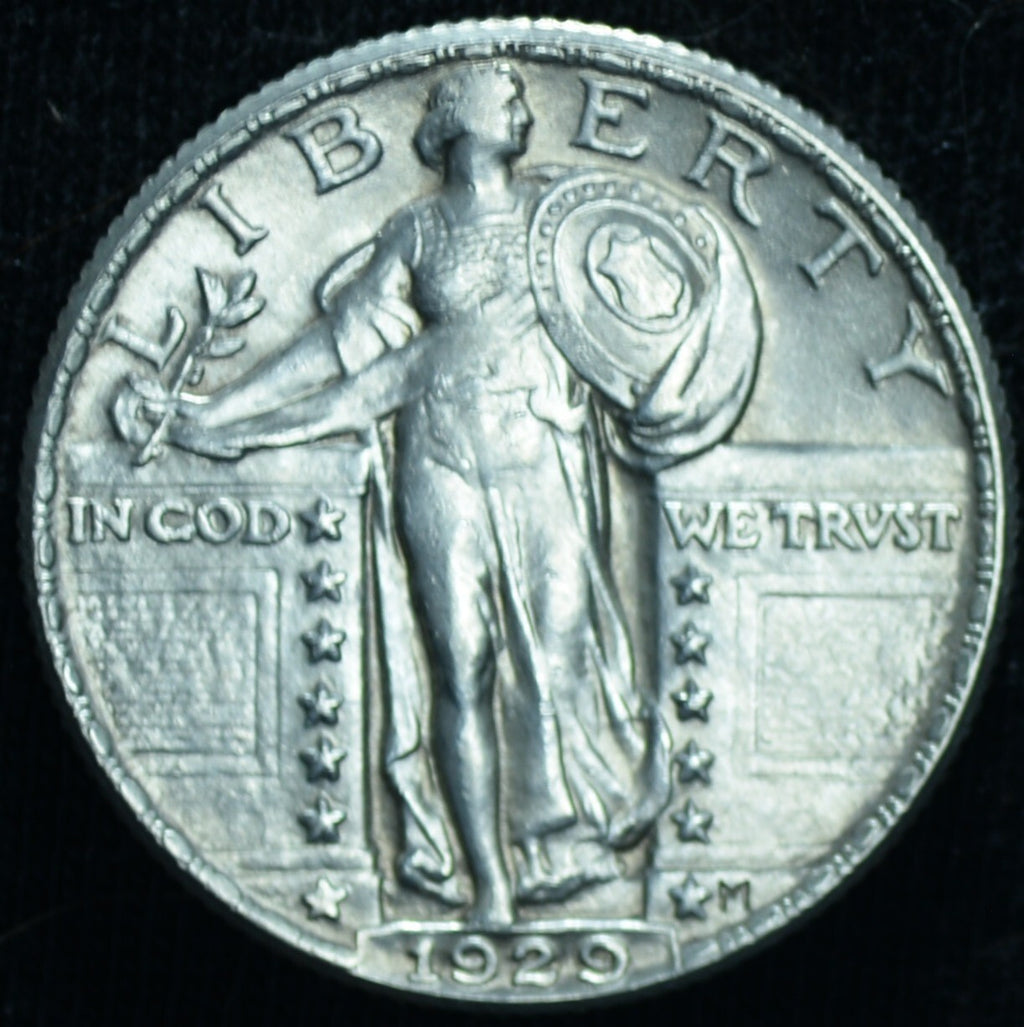 1929 25C Standing Liberty Quarter BU Tough This Nice - 25365