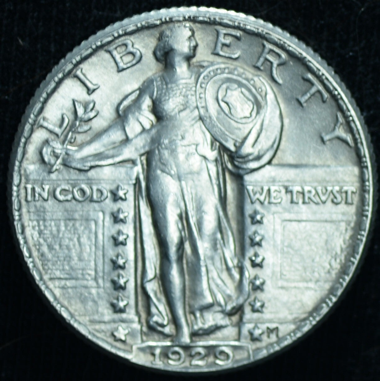 1929 25C Standing Liberty Quarter BU Tough This Nice - 25365